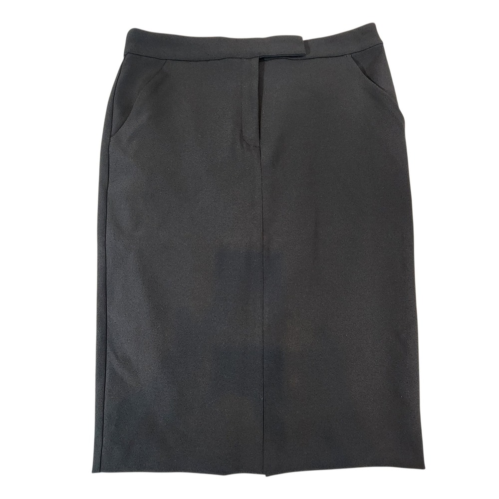 Express Editor Pencil Skirt Womens 10 Black Knee Length Professional Office Wear